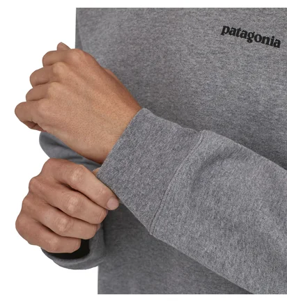 Свитшот мужской Patagonia P-6 Logo Uprisal Crew Sweatshirt Gravel Heather Grey Glh39657