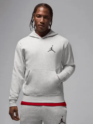 Худі чоловіче Air Jordan Jumpman Fleece Grey IM9795-050