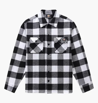 Сорочка чоловіча Dickies New Sacramento Black/White DK0A4XDZBLK1