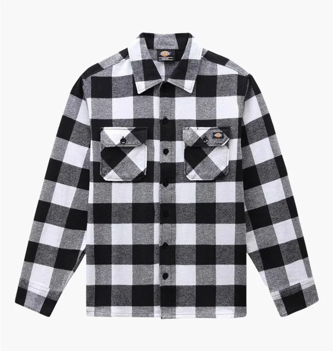Сорочка чоловіча Dickies New Sacramento Black/White DK0A4XDZBLK1