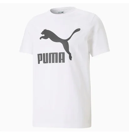 Футболка мужская Puma T-Shirt Classics Logo White 530088-02