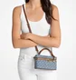Сумка жіноча Michael Kors Jana Extra-Small Signature Logo Print Denim Convertible Crossbody Bag Blue 32S6GQ1C0C-NEW-HORIZON-142818