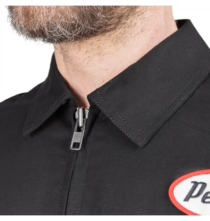 Куртка унисекс Pleasures Power Gas Station Jacket Black P21SP025-BLACK