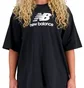 Футболка женская New Balance T-Shirt Essentials Stacked Logo Black WT31519BK