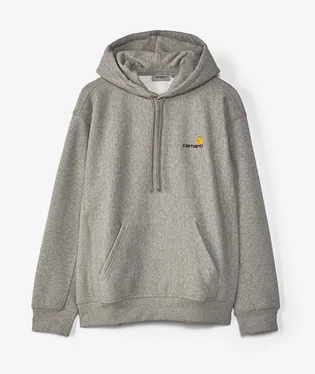 Худі чоловіче Carhartt American Script Hoodie Grey I028279-V6XX