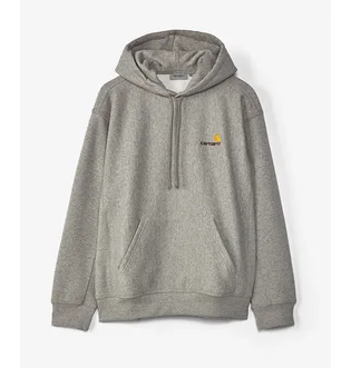 Худи мужское Carhartt American Script Hoodie Grey I028279-V6XX