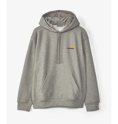 Худі чоловіче Carhartt American Script Hoodie Grey I028279-V6XX