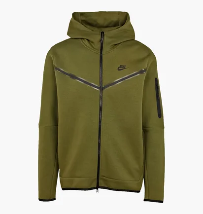 Толстовка чоловіча Nike Sportswear Tech Fleece Olive CU4489-326