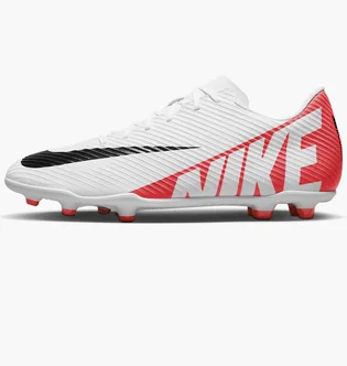 Бутси унісекс Nike Mercurial Vapor 15 Club Multi-Ground Soccer Cleats White/Red DJ5963-600