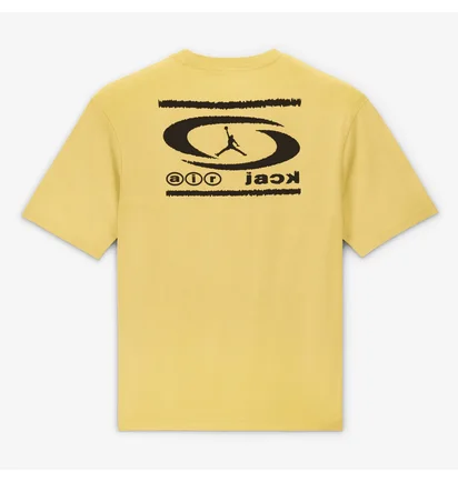 Футболка мужская Air Jordan Travis Scott Air T-Shirt Celery Yellow DZ5514-308