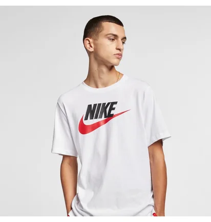 Футболка чоловіча Nike M Nsw Tee Icon Futura White AR5004-100