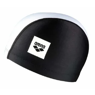Шапочка для плавания детская Arena Unix Ii Jr White/Black 002384-102