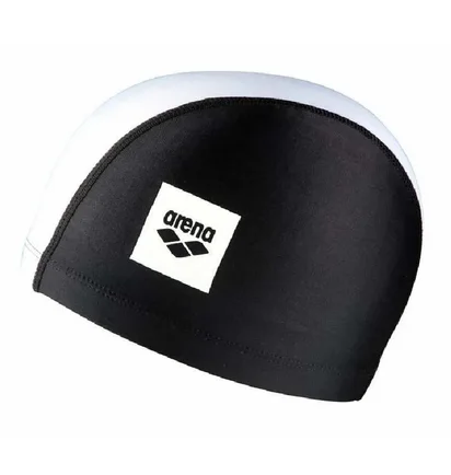 Шапочка для плавания детская Arena Unix Ii Jr White/Black 002384-102