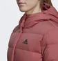 Пуховик жіночий Adidas Helionic Hooded Down Jacket Red Hg8745