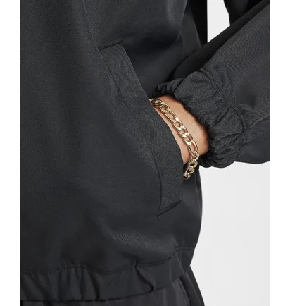 Куртка дитяча Nike Girls Oversized Lightweight Jacket Black FZ5557-010