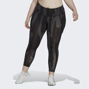 Леггинсы женские Adidas X Thebe Magugu Tennis New York 7/8 Tights (Plus Size) Black Ht4240