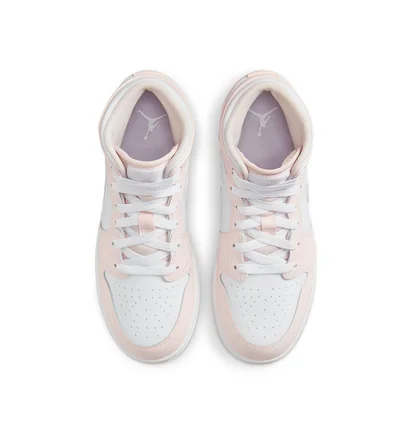 Кроссовки детские Air Jordan 1 Mid Gs White/Peach FD8780-601