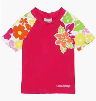 Футболка детская Aqua Speed Flower Pink/Multi 374