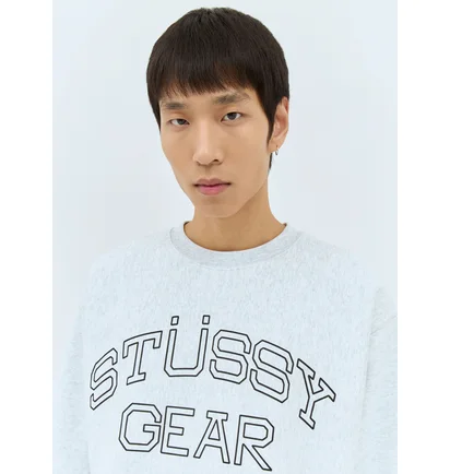 Свитшот унисекс Stussy Gear Grey 1915035-0062
