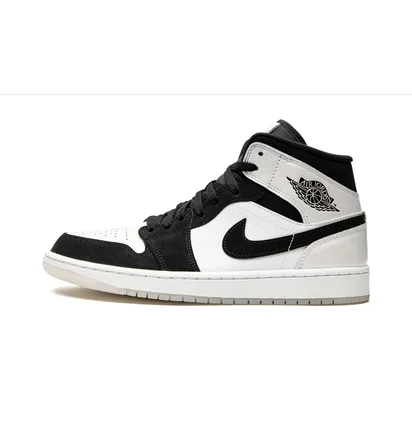 Кросівки чоловічі Air Jordan 1 Mid Se White/Black DH6933-100
