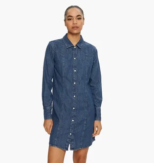 Плаття жіноче Wrangler Regular Ls Petrified Blue 112356498