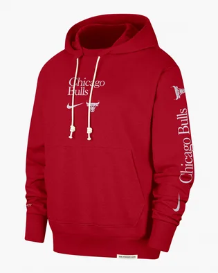 Худи мужское Nike Dri-Fit Chicago Bulls Standard Issue Ccourtside Red FD8589-657