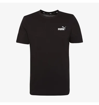 Худи мужское Puma T-Shirt Ess+ 2 Col Small Logo Black 67447061