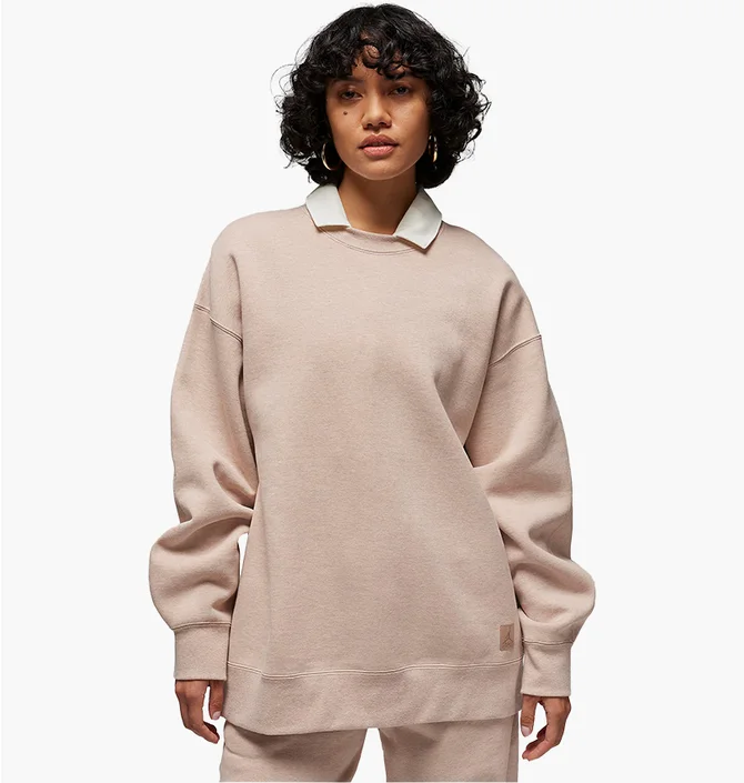 Свитшот женский Air Jordan Flight Fleece Beige FB5116-244