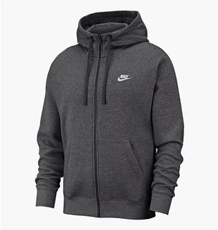 Толстовка мужская Nike M Nsw Club Hoodie Fz Bb Grey BV2645-071