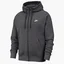 Толстовка чоловіча Nike M Nsw Club Hoodie Fz Bb Grey BV2645-071