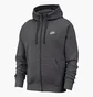 Толстовка чоловіча Nike M Nsw Club Hoodie Fz Bb Grey BV2645-071