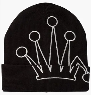 Шапка унисекс Stussy Cuff Beanie Crown Black 1321212-0001