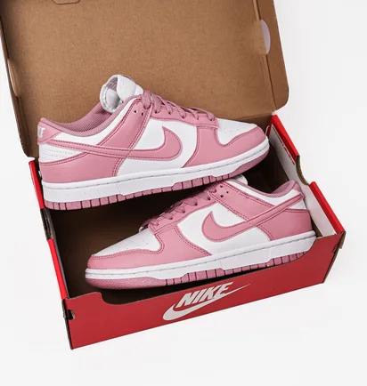 Кросівки жіночі Nike Dunk Low Next Nature White/Pink DD1873-112