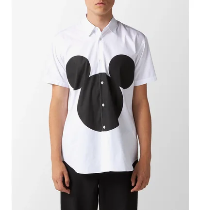 Рубашка мужская Comme des Garcons White FK-B014-S23