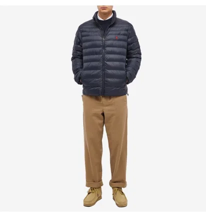 Пуховик чоловічий Polo Ralph Lauren Recycled Lightweight Down Jacket Blue 710810897007