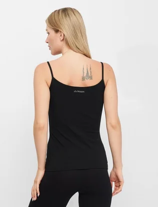 Майка женская Kappa Canotta Spalla Stretta Black K2301-NERO