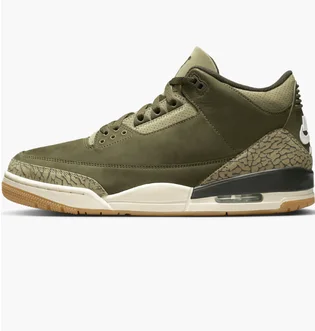 Кроссовки мужские Air Jordan 3 Retro Olive DN3707-202