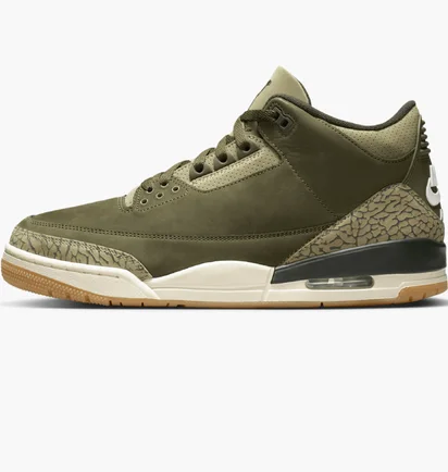 Кросівки чоловічі Air Jordan 3 Retro Olive DN3707-202