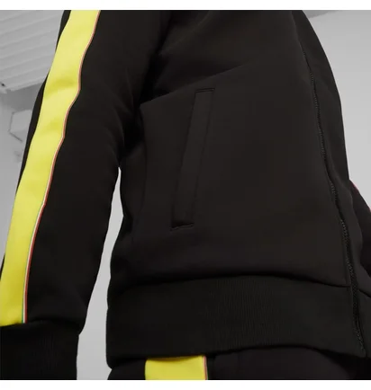 Олимпийка мужская Puma Scuderia Ferrari Race Iconic T7 Motorsport Jacket Black/Yellow 625198-01