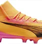 Бутсы мужские Puma Ultra Pro Fg/Ag Yellow/Pink 107750-03