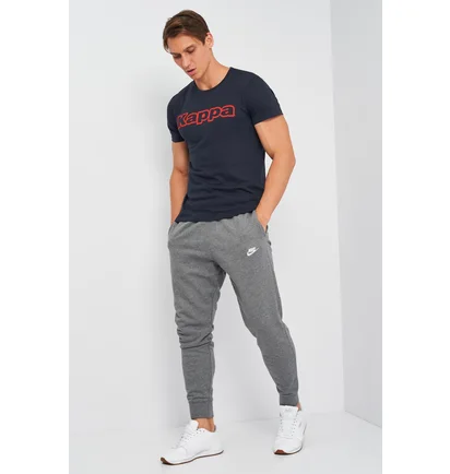 Футболка мужская Kappa Mezza Manica Girocollo Con Stampa Logo Pet Blue K1335-BLUNAVY