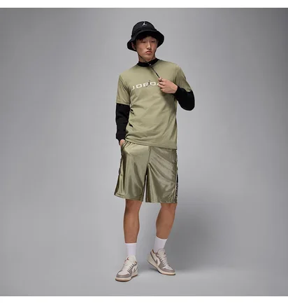 Футболка чоловіча Air Jordan Air Ss Crew Olive IB7353-238