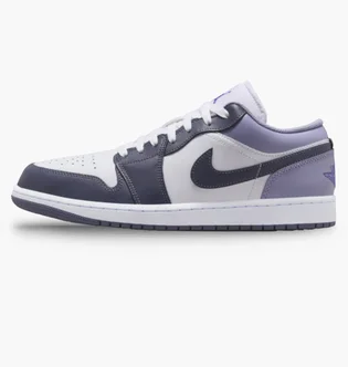 Кроссовки мужские Air Jordan 1 Low Violet/White 553558-145