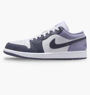 Кросівки чоловічі Air Jordan 1 Low Violet/White 553558-145