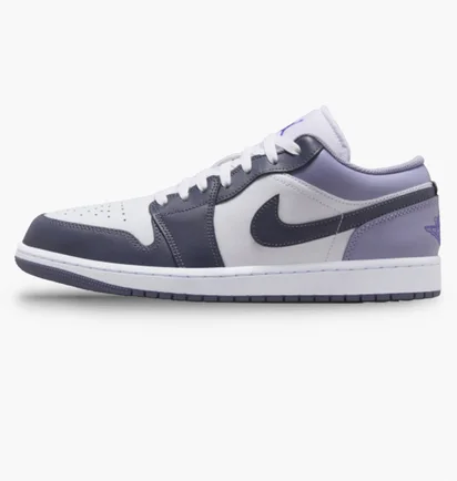 Кроссовки мужские Air Jordan 1 Low Violet/White 553558-145