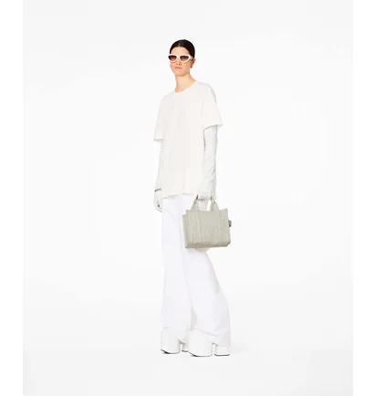Сумка женская Marc Jacobs The Outline Monogram Small Tote Bag White 2S3HTT011H04-EGGSHELL-OPTIC-WHITE-64272
