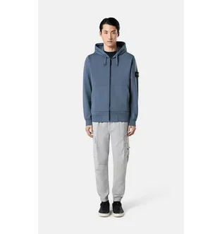 Толстовка чоловіча Stone Island Sweatshirt Zip And Cap Blue K1S156100042-S0051-V0024