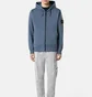 Толстовка мужская Stone Island Sweatshirt Zip And Cap Blue K1S156100042-S0051-V0024