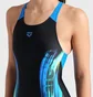 Купальник женский Arena Breath Swimsuit V Back Lb 38 Black 008330-580