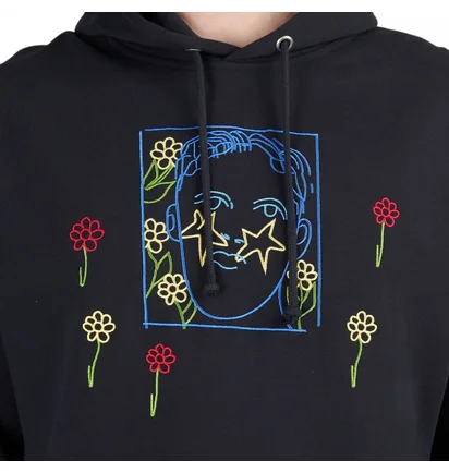 Худи унисекс Carne Bollente Laid Back Hoodie Black SS23H0104-BLACK